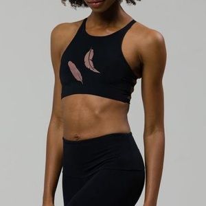 Onzie High neck rose gold bra top 3100